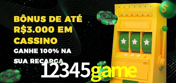 12345game melhor bônus de depósito